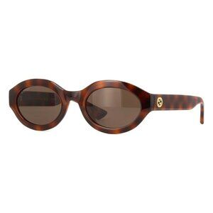 New GUCCI Havana Cat Eye GG1579S 002 Sunglasses Women
